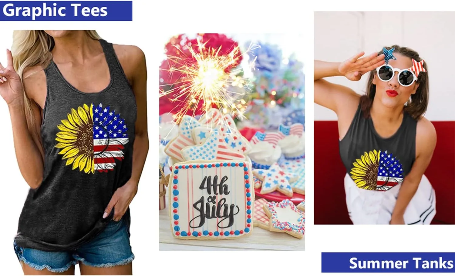 Sunflower Tank Women Funny Sunflower Graphic Sleeveless Shirts Summer Athletic Causal Beach Holiday Tee Hiking Top