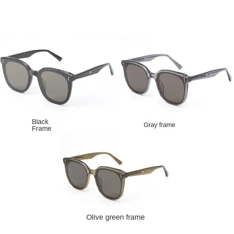 Sunglasses sun Shades Female Personality Black Male Protection UV Protection Acetate unisex