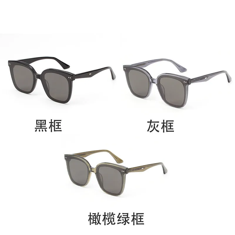 Sunglasses sun Shades Female Personality Black Male Protection UV Protection Acetate unisex
