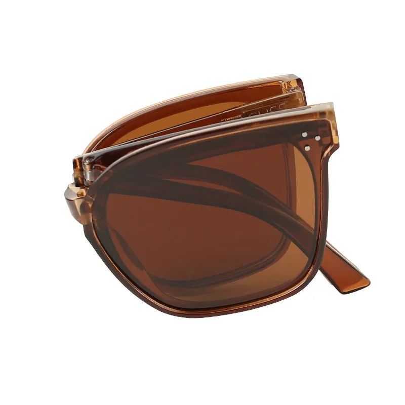 Sunglasses sun Shades Protection Ultra Light Folding Couple Trendy Fashion Joker UV Protection unisex