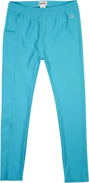 SwimZip Swim Leggings - UPF 50  Swim Pants - Baby, Toddler, Little and Big Kids
