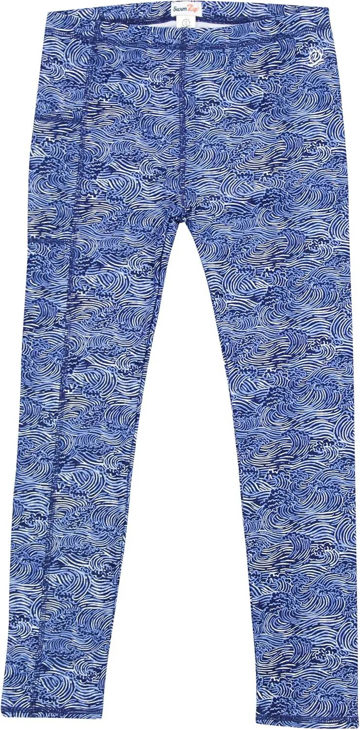 SwimZip Swim Leggings - UPF 50  Swim Pants - Baby, Toddler, Little and Big Kids