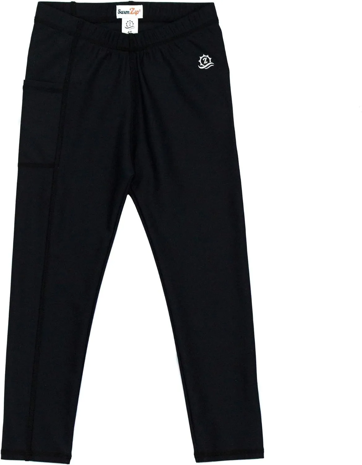 SwimZip Swim Leggings - UPF 50  Swim Pants - Baby, Toddler, Little and Big Kids