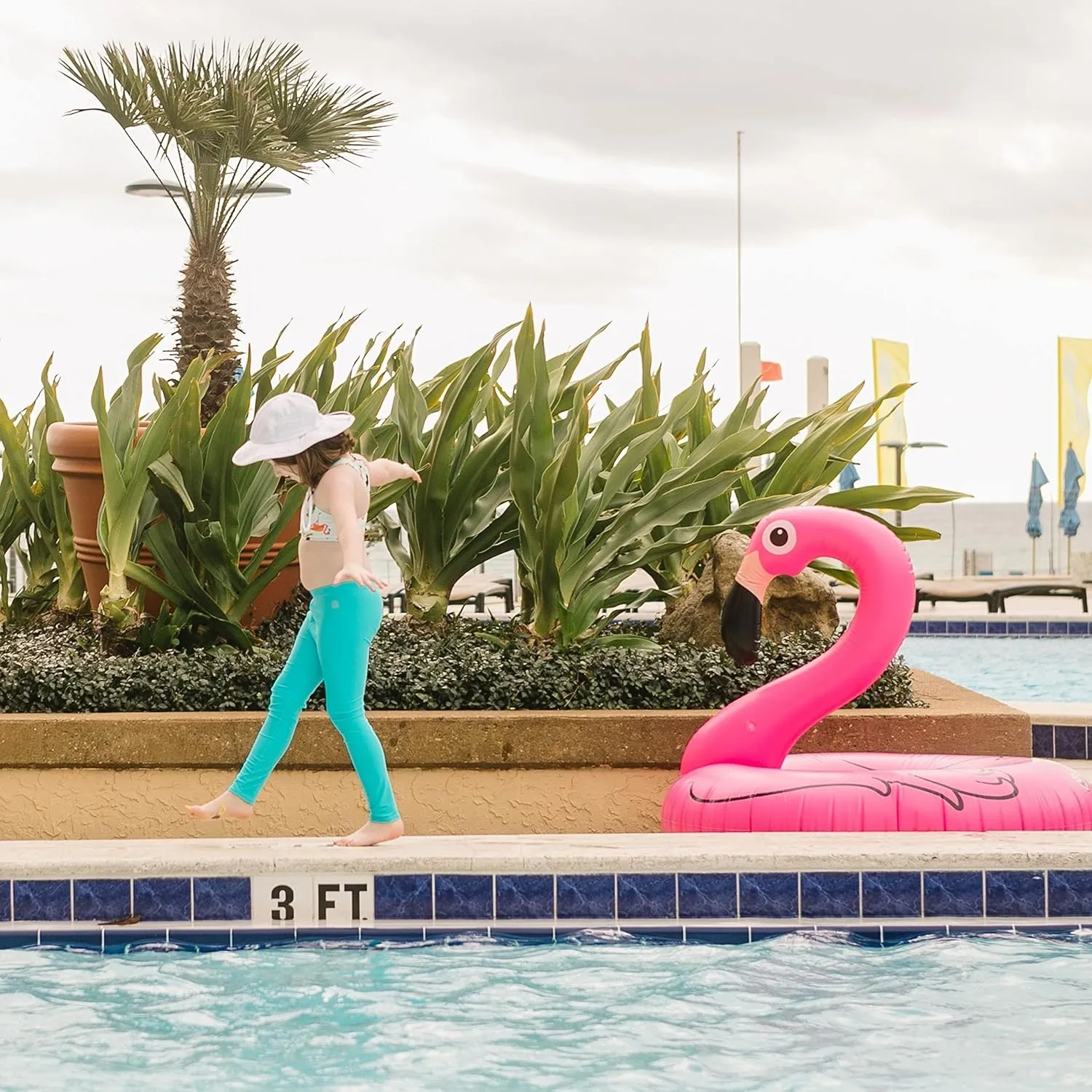 SwimZip Swim Leggings - UPF 50  Swim Pants - Baby, Toddler, Little and Big Kids