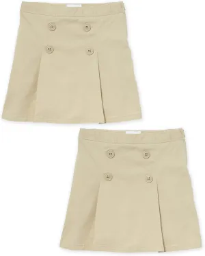 The Children's Place Girls' Button Skirt 2 Pack