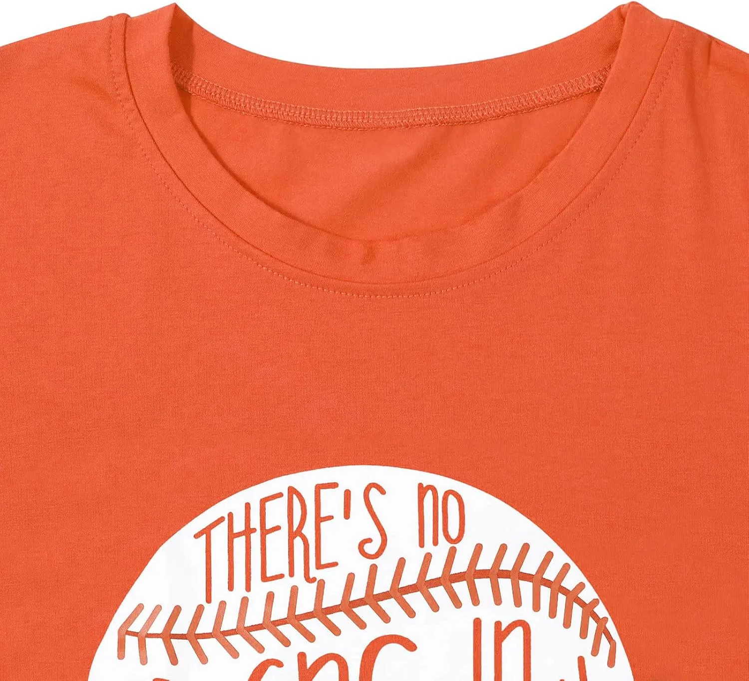 Theres No Crying in Baseball T Shirt Women Baseball Mom Graphic Tees Casual Short Sleeve Tops Baseball T-Shirt