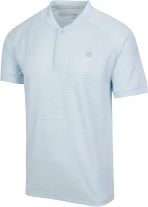 Three Sixty Six Collarless Golf Shirts for Men - Quick Dry Short Sleeve T-Shirt with 4-Way Stretch Fabric & UPF 30