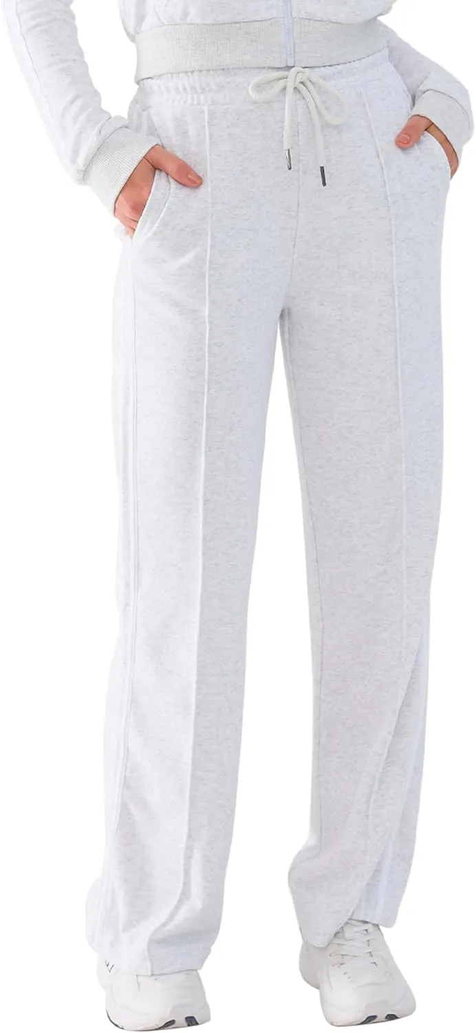Track Suits for Women Set 2 Piece Spring Lounge Outfits Zip Up Sweatshirt & Sweatpants with Pocket Jogger Sweatsuits