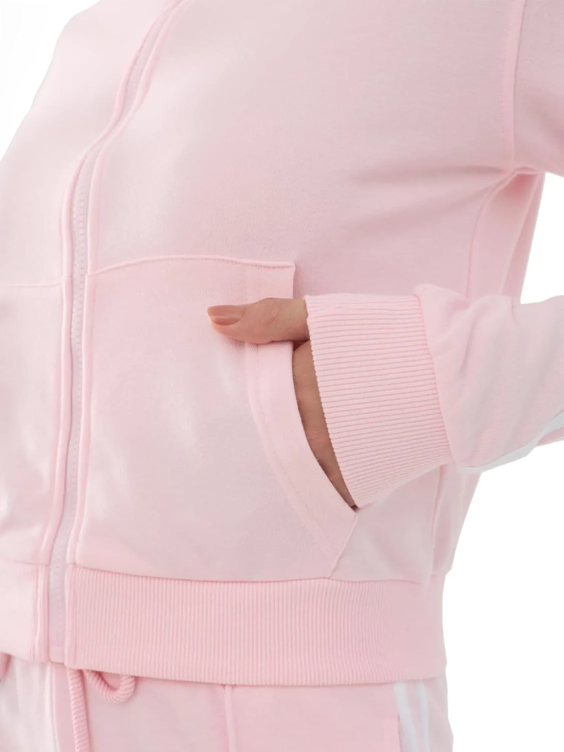 Track Suits for Women Set 2 Piece Spring Lounge Outfits Zip Up Sweatshirt & Sweatpants with Pocket Jogger Sweatsuits