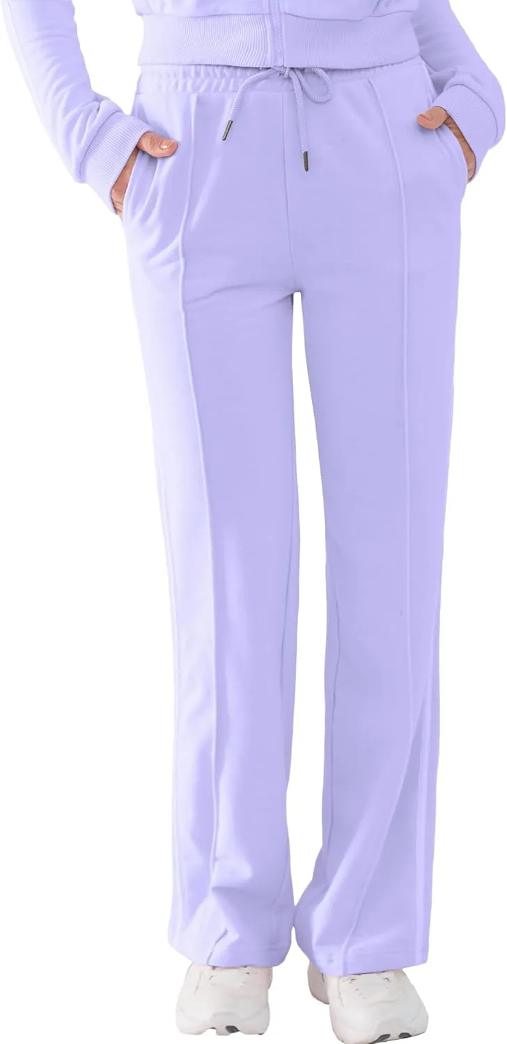 Track Suits for Women Set 2 Piece Spring Lounge Outfits Zip Up Sweatshirt & Sweatpants with Pocket Jogger Sweatsuits
