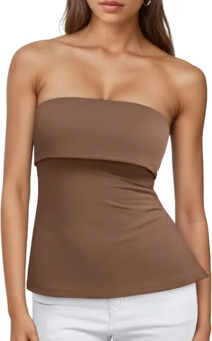 Trendy Queen Going Out Tops for Women Summer Spring Tube Tops Cute Off The Shoulder Backless Corset Teen Girls Y2k Clothes