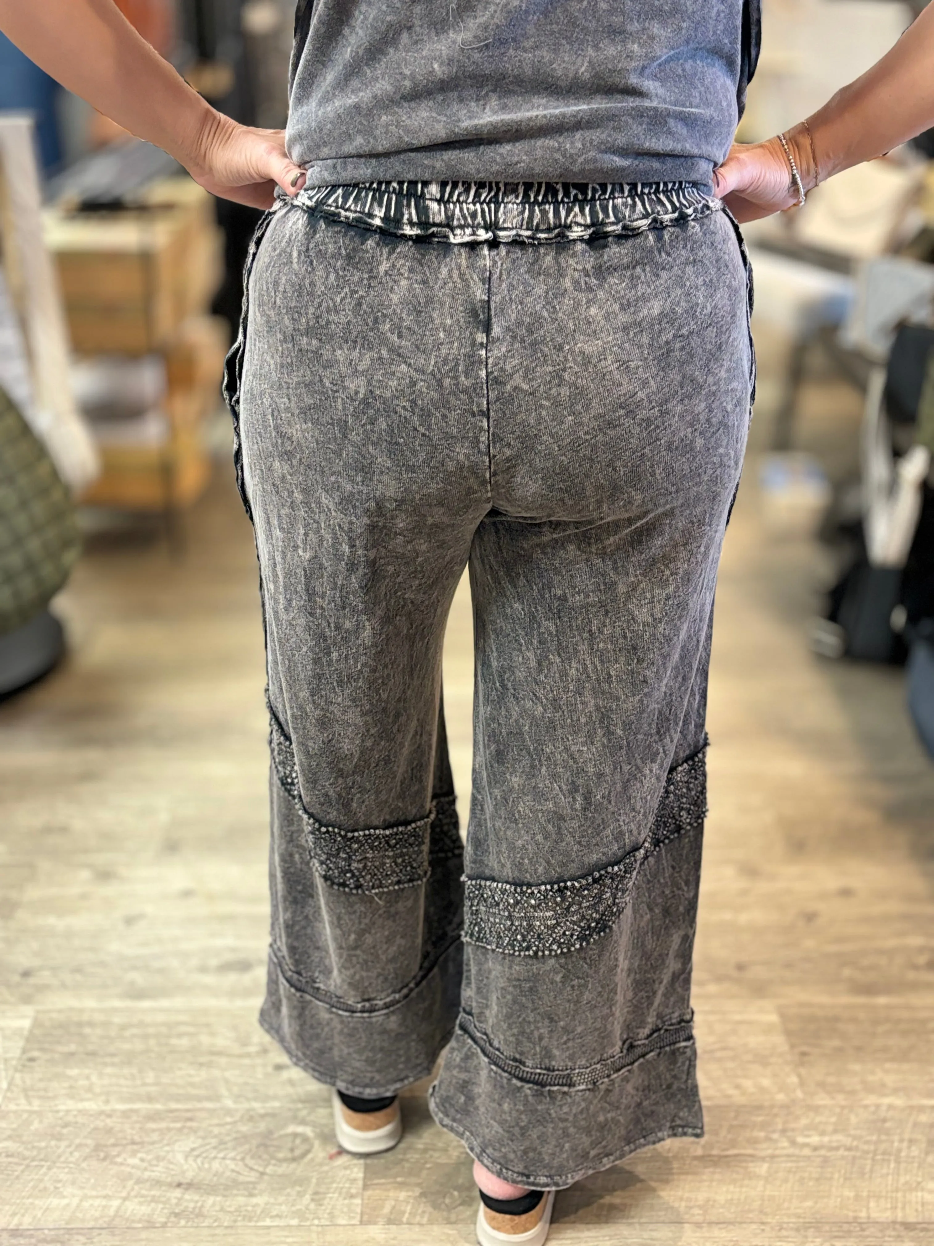 Trinity Trimmed Mineral Wash Pants