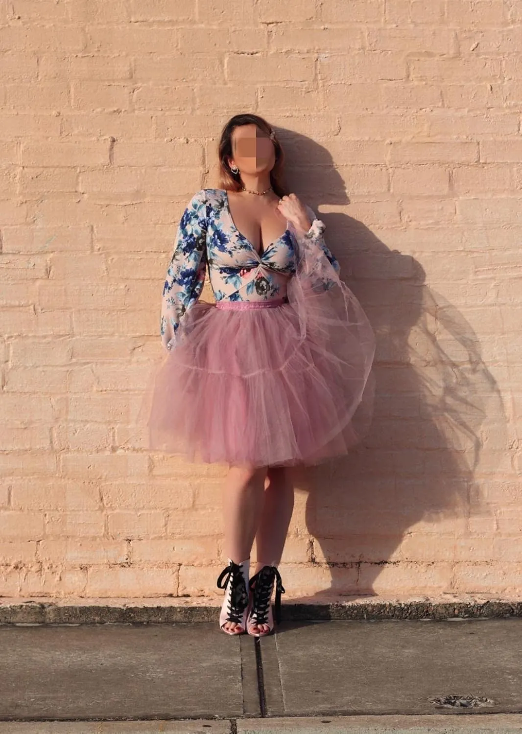 Tulle Skirt,Women's Midi Tulle Tutu Skirt Fluffy Princess Five Layers A line Party Prom Underskirt
