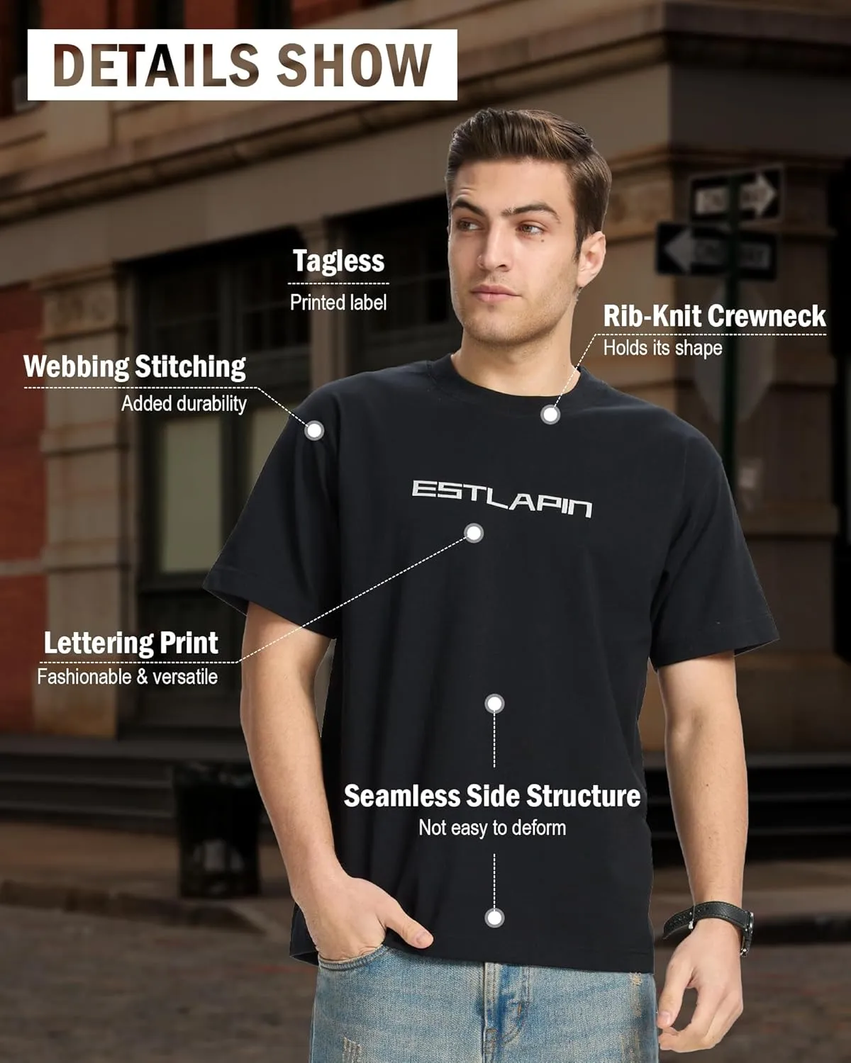 Unisex Heavyweight Cotton Oversized T-Shirts Loose Short Sleeve Tops Fashion Summer Casual Solid Tees