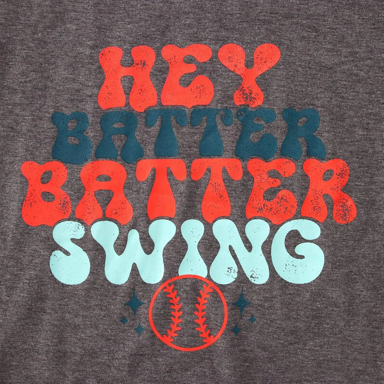 Women Hey Batter Batter Swing Shirt Baseball Mom Graphic Tee Short Sleeve Loose Ballpark Top Casual Sports Tees