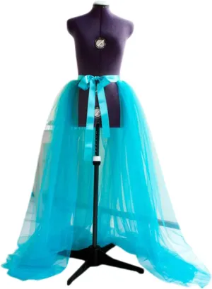 Women Long Tulle Tutu Skirts for Party Wedding Ladies Cocktail Prom Cosplay Bandage Mesh Maxi Sexy Dress