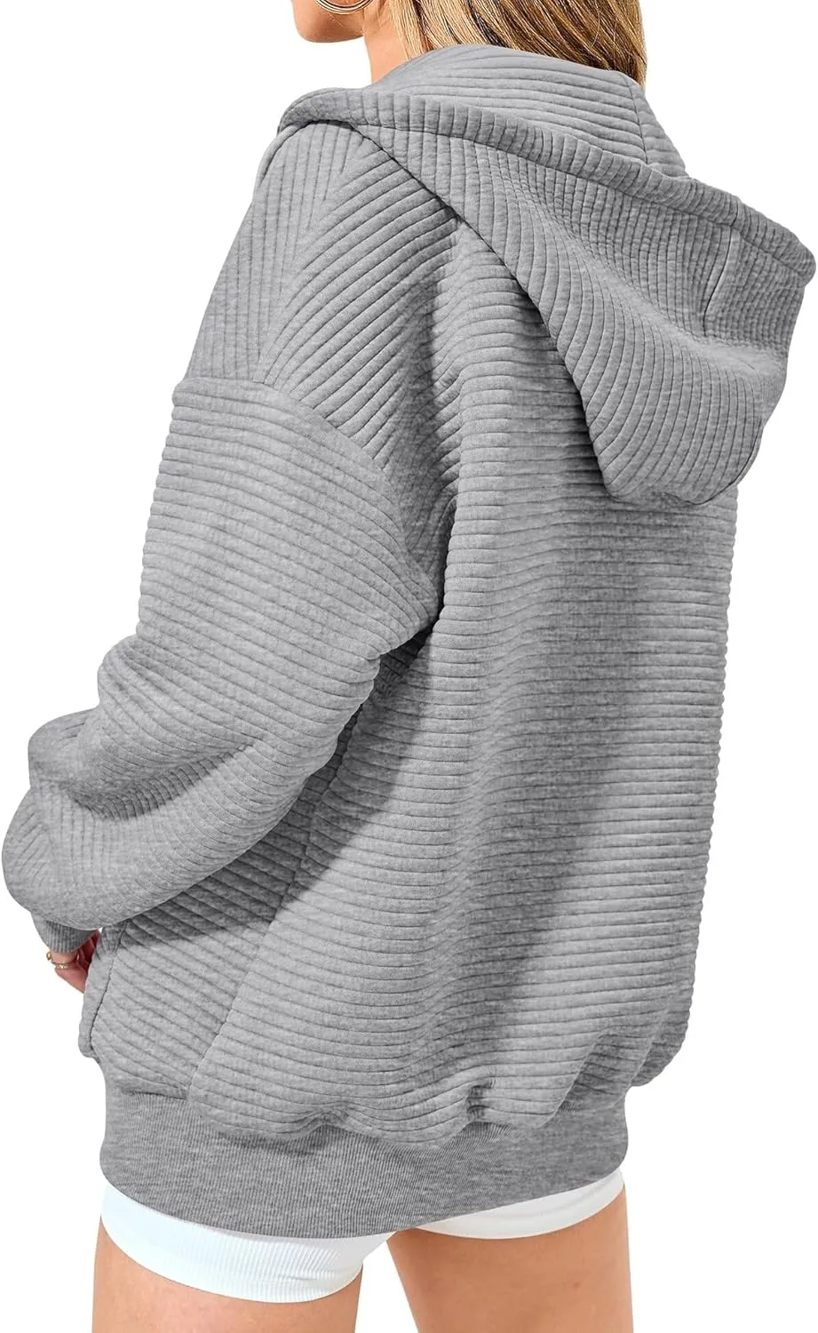 Women's Oversized Hoodies Comfy Loose Long Sleeve Sweatshirt Hooded Pullover Sweaters Tops Casual Jackets with Pockets