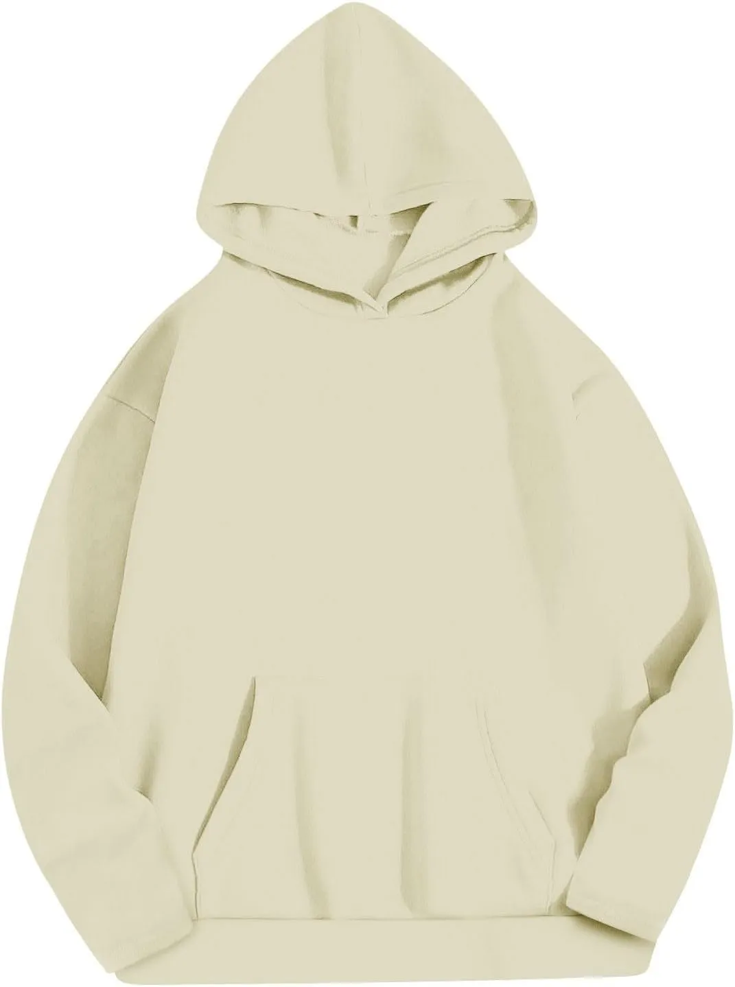 Women's Oversized Hoodies Fleece Sweatshirts Drop Shoulder Long Sleeve Sweaters Pullover Y2k Fall Outfits with Pocket