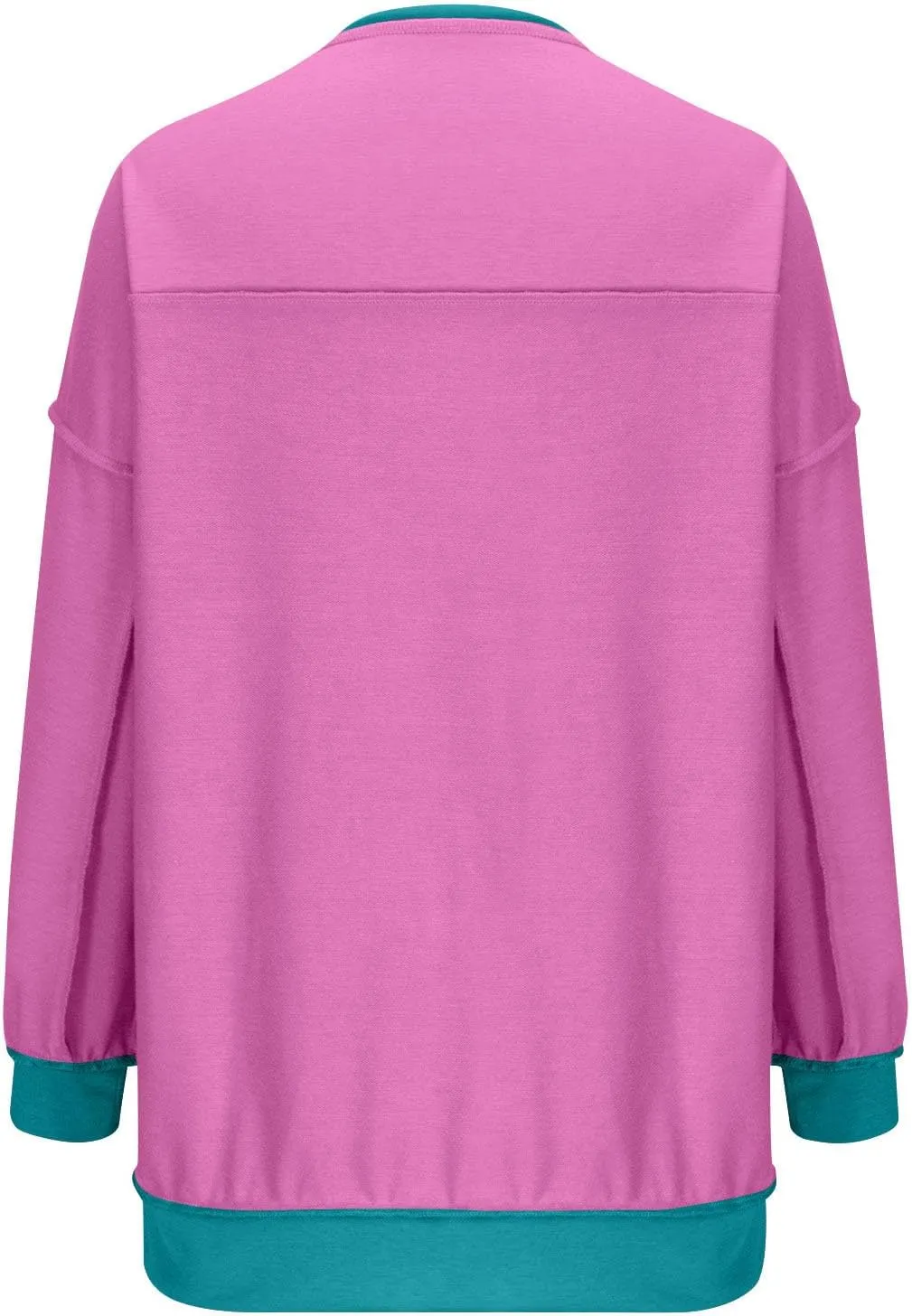 Womens Oversized Sweatshirts 2024 Fashion Fall Hoodies Long Sleeve V Neck Button Down Pullover Loose Fit Tops