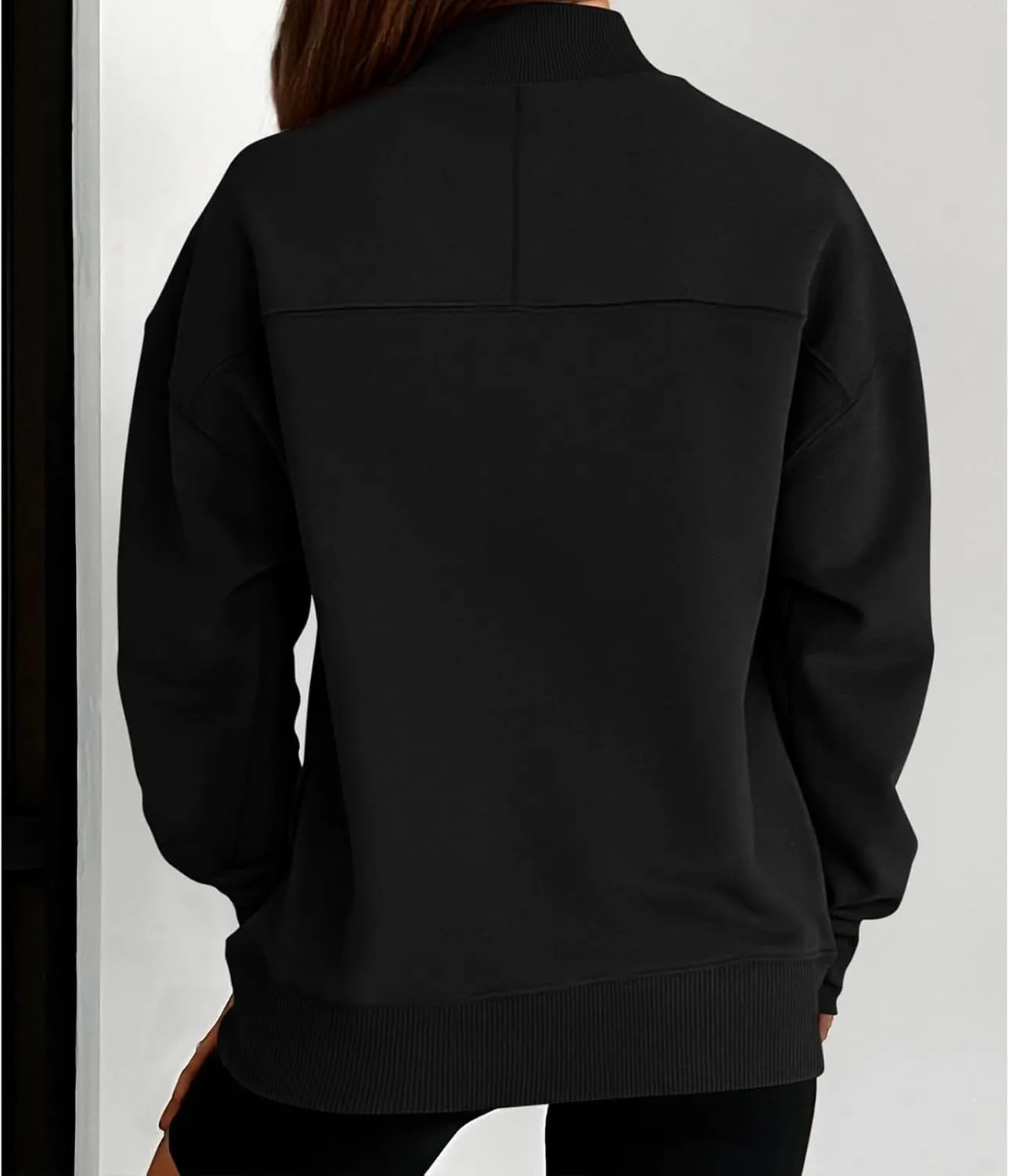 Womens Oversized Sweatshirts Turtleneck Pullover Long Sleeve Sweatshirt Casual Loose Tops Fall Fashion Outfits