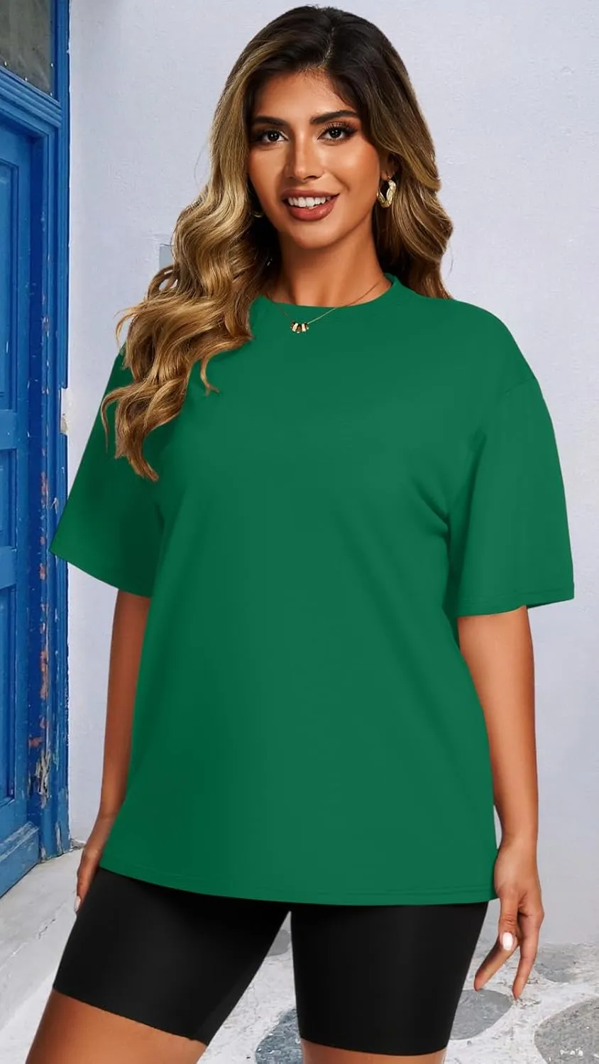 Womens Oversized T Shirts Loose Fit Graphic Tees Summer Casual Short Sleeve Tops