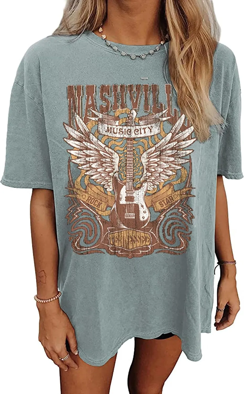 Womens Oversized Tshirt Graphic Tees Summer Casual Short Sleeves Tops Beach Vacation Clothes