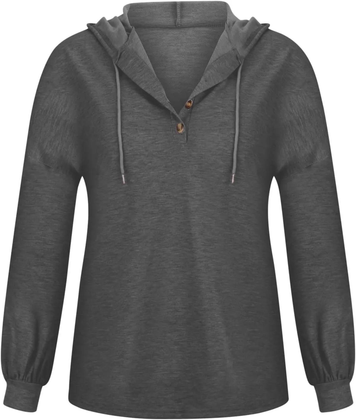 Womens Tops Hoodies Long Sleeve Botton Down Sweatshirt Oversized V Neck Shirts Spring Fall Going Out Workout Outfits