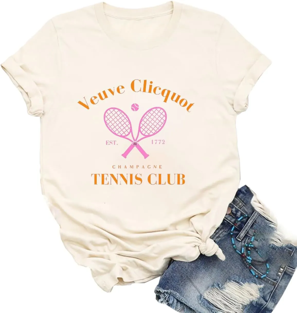 Yimoya Womens Tennessee Ham Retro Music Tee 90's Country Music T Shirt