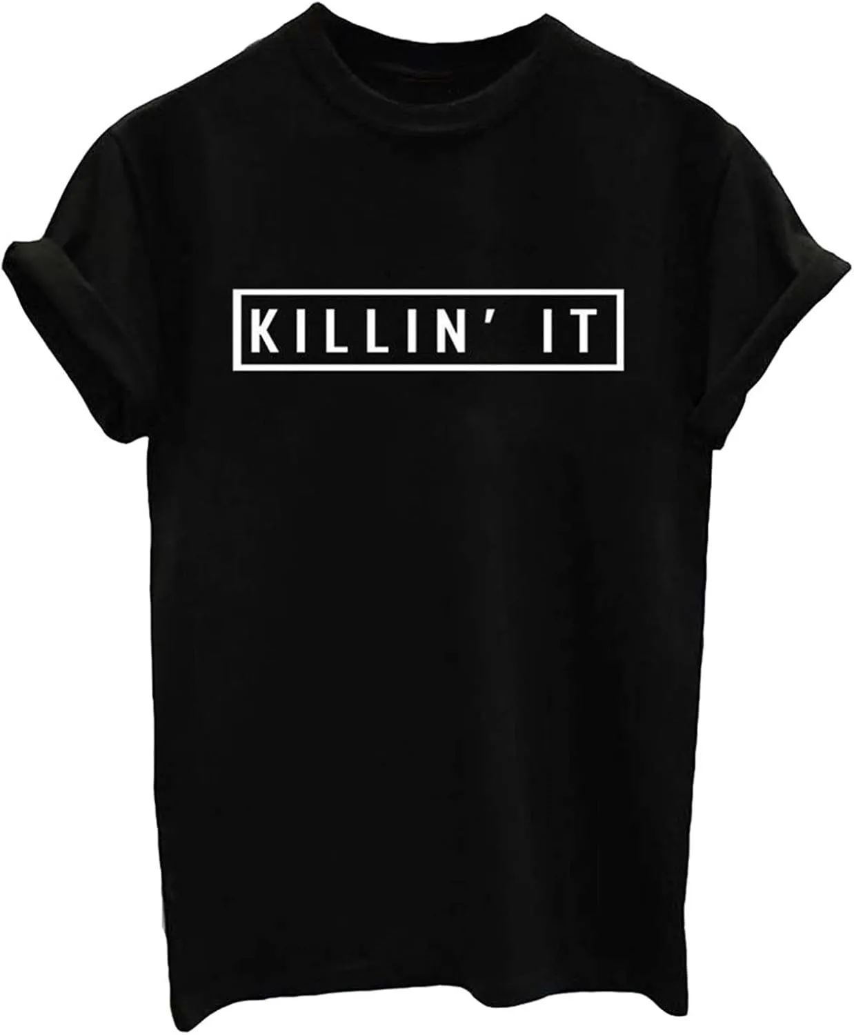YITAN Women's Cute Juniors Tops Teen Girl Tee Funny T Shirt