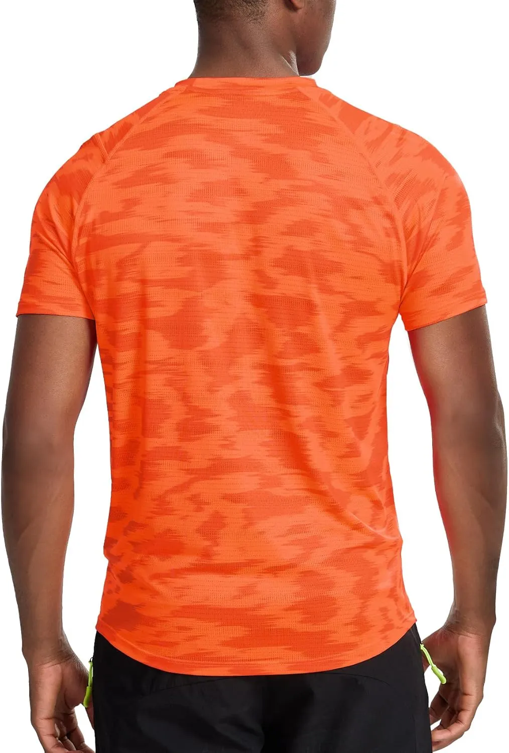 Zengjo Mens Workout Shirts Quick Dry Short Sleeve Athletic Running Gym T Shirt