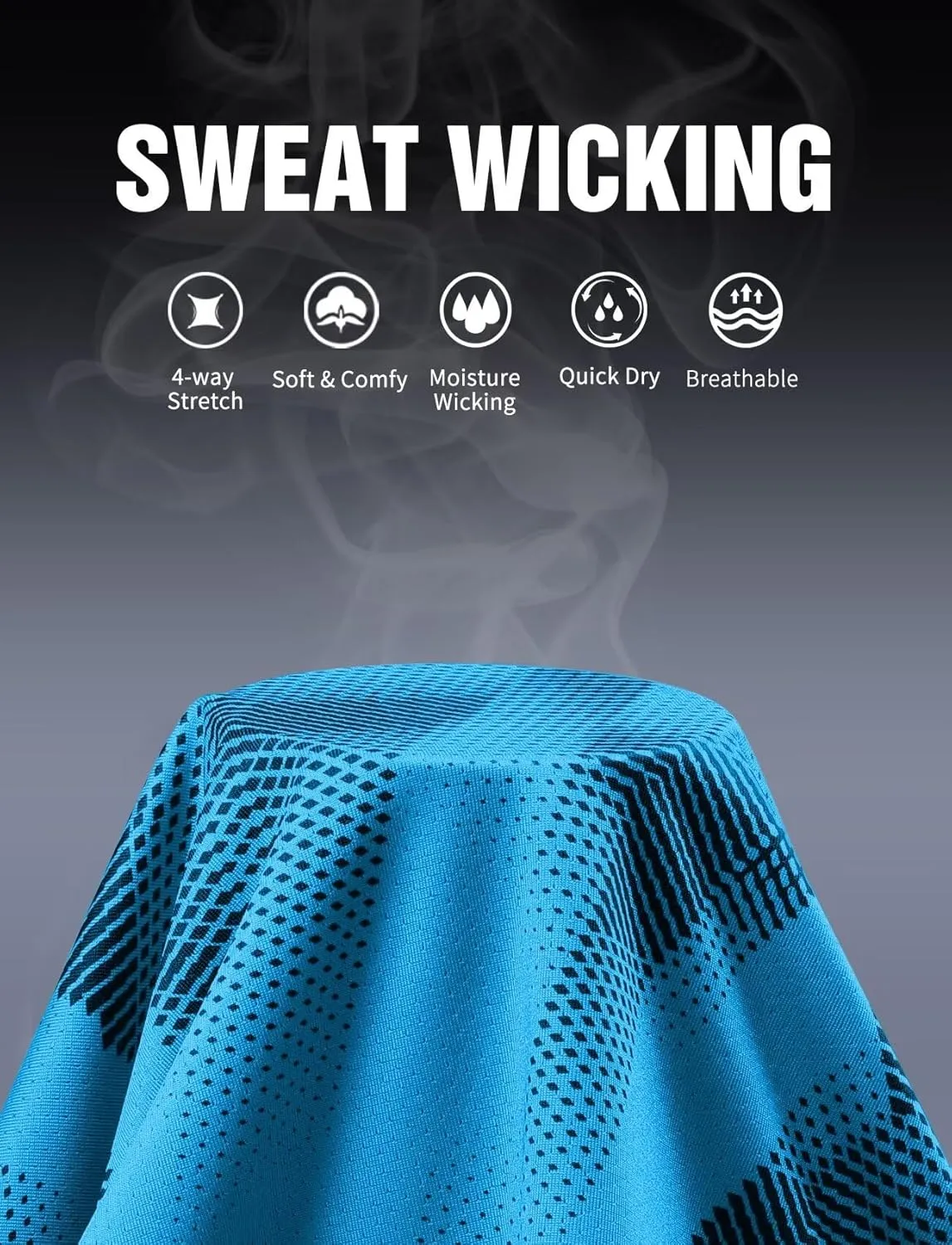 Zengjo Workout Shirts for Men Quick Dry-Moisture Wicking Gym Running Athletic T-Shirts Short Sleeve Fitted Tee
